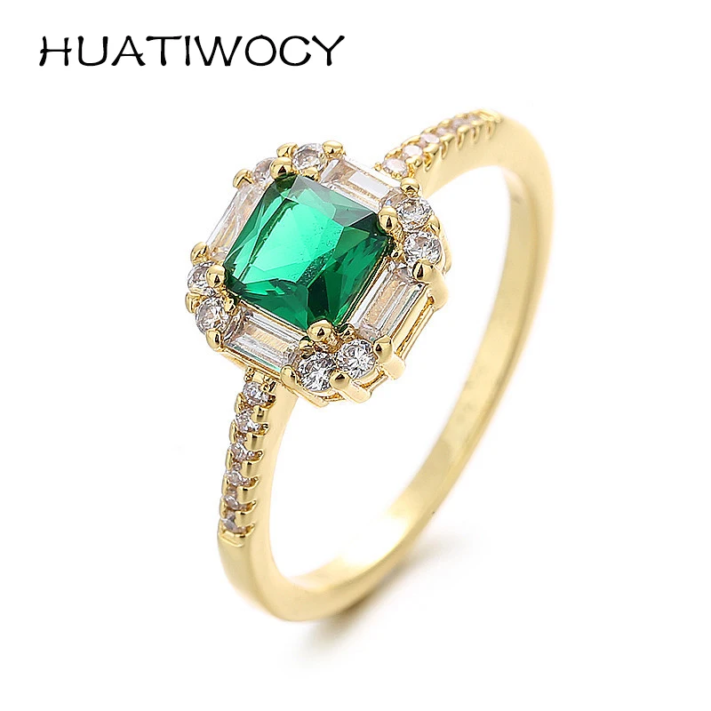 

Classic Women Finger Ring 925 Silver Jewelry with Emerald Zircon Gemstone Accessories for Wedding Party Engagement Gift Rings