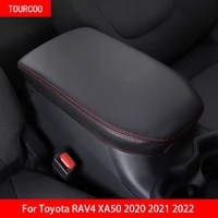 for toyota rav4 xa50 2020 2021 2022 car center armrest cover storage box pad protector modification accessories