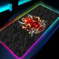 dragon large rgb gamer mousepad mouse mat gaming mausepad led keyboard mat mousemat luminous desk pad mouse pad for pc