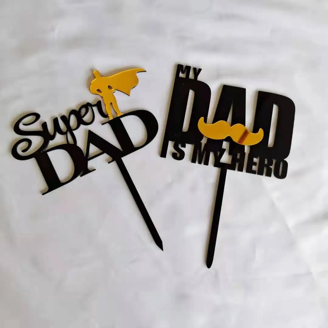 

Акриловый Топпер для торта «I LOVE DAD Crown»