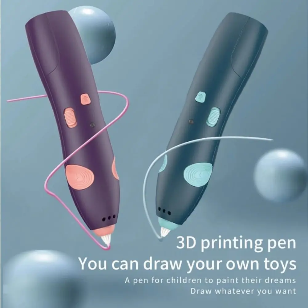 

Беспроводная ручка для 3d-печати для детей, перезаряжаемая, низкотемпературная, PCL каракули, искусство, рисование, граффити, обучающая игрушка