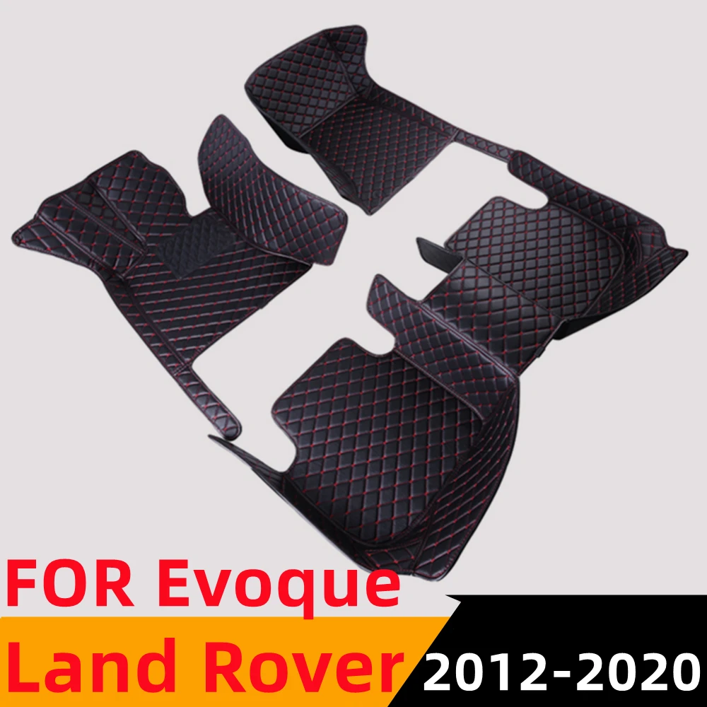 

Sinjayer Waterproof Leather Custom Fit Car Floor Mats Front & Rear FloorLiner AUTO Carpet For Land Rover Evoque 4Door 2012-2020