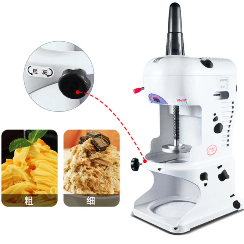 

Electric Snow Cone Ice Shaver Ice Crusher Ice Shaving Machine For Kitchen Bar Restaurant Milk Tea Shop