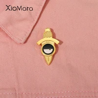 gold noble pin cool formal brooch low profile badge shirt lapel buckle gifts for friends party simple jewelry