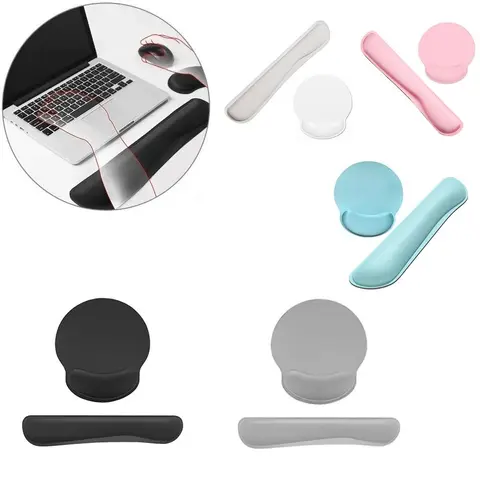 Коврик для мыши и клавиатуры с поддержкой запястья