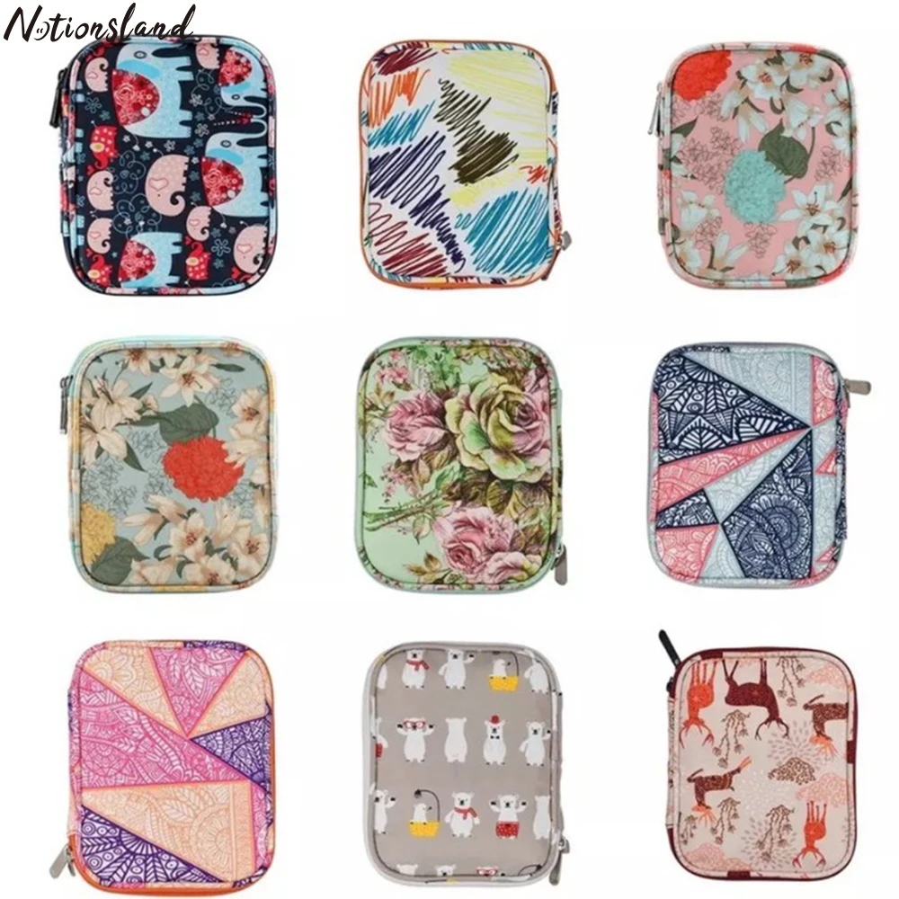 

Knitting Tool Storage Empty Bag Nylon 600D Oxford Crochet Tools Bag 17*14cm Knitting Kit Organizer Bag Sewing Accessories