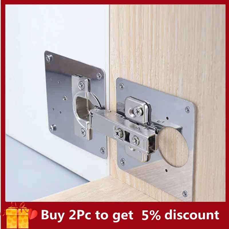 

1 Pcs Hinge Repair Plate For Cabinet Furniture Drawer Window Stainless Steel Table Plates Door Hinger Accessories