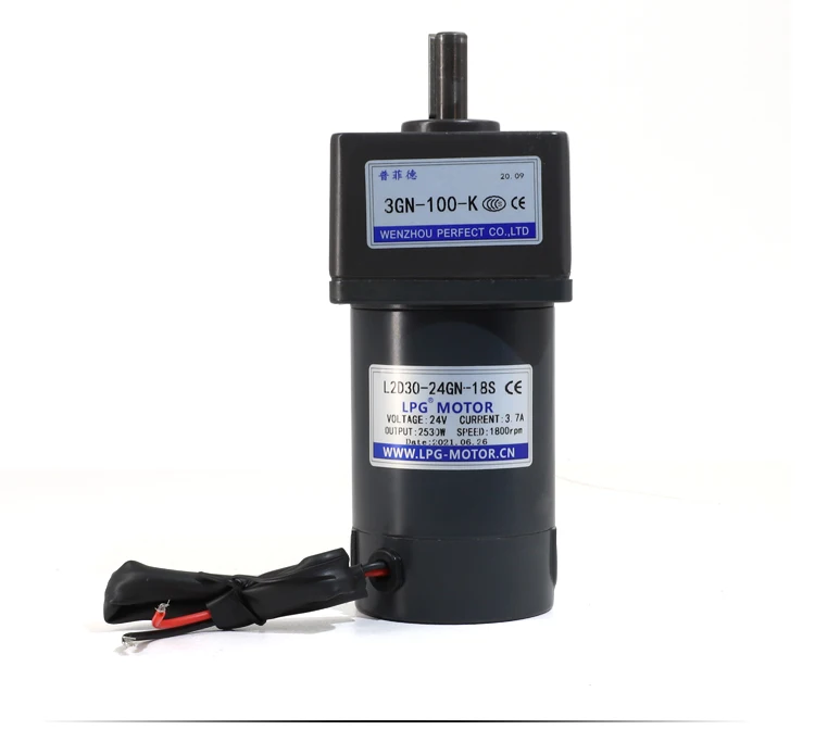 60 Вт 24 в 80 тип двигателя редуктора скорости постоянного тока 4GN-150-K большой