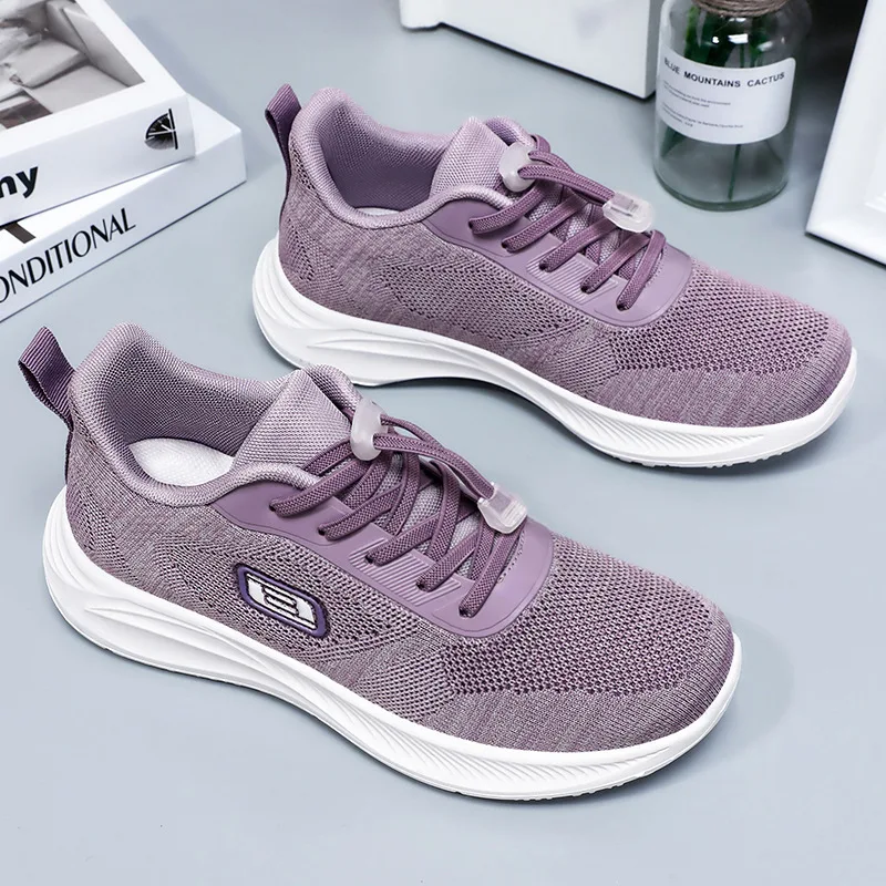 

Plus Size 35-41 Women Sneakers Breathable Air Mesh Runnning Walking Trainers Shoes Female Girls Casual Sports Shoes Light Weight