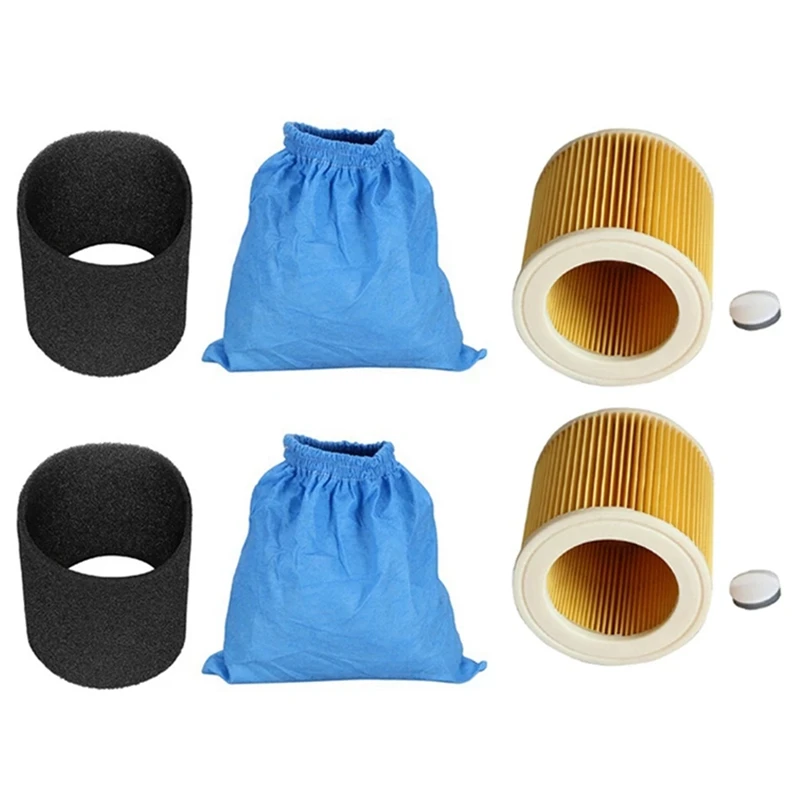 

Textile Filter Bags Wet And Dry Foam Filter HEPA Filter For Karcher MV1 WD1 WD2 WD3 Vacuum Cleaner Parts