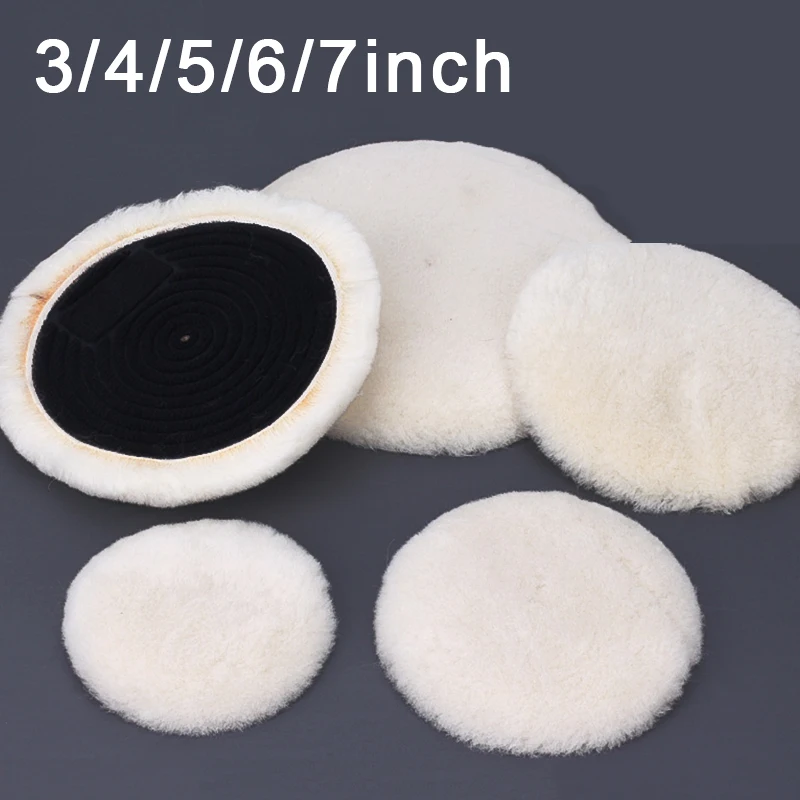 

Soft Imitated Wool Polishing Disc Car Waxing Polisher Car Polish Pad Car Detailing Auto Cleaning Care Tools 3/4/5/6/7 Inch