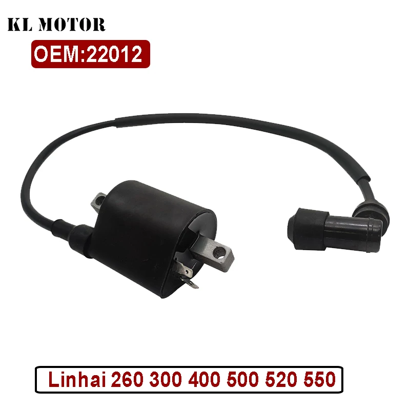 

Новая катушка зажигания и провод подходят для Linhai 260 300 400 500 520 550 22012 EFI ATV Quad UTV