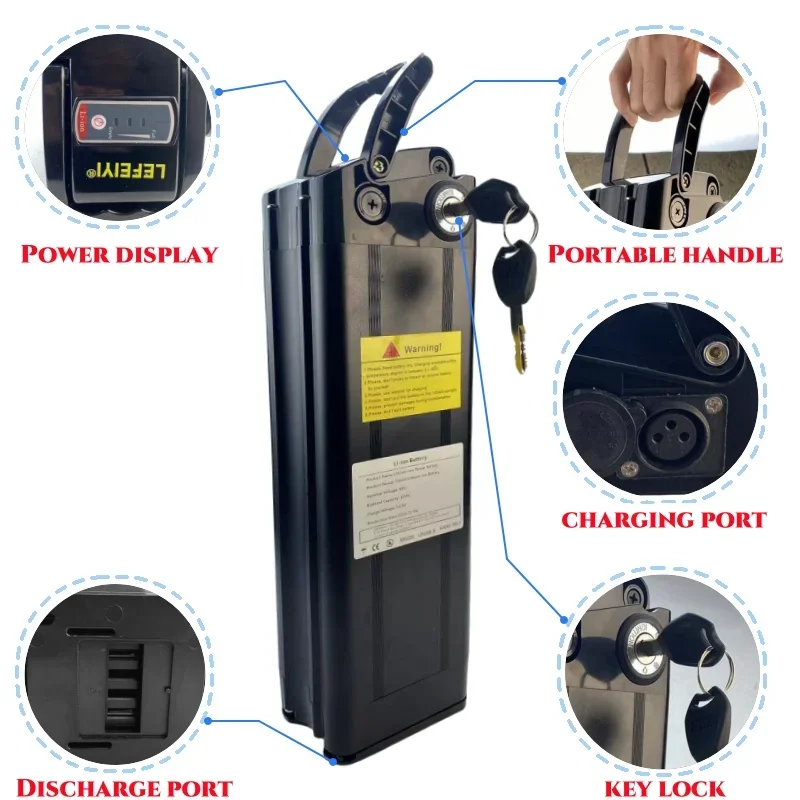 Литиевая батарея для электровелосипеда Silver Fish 36В 30Ач