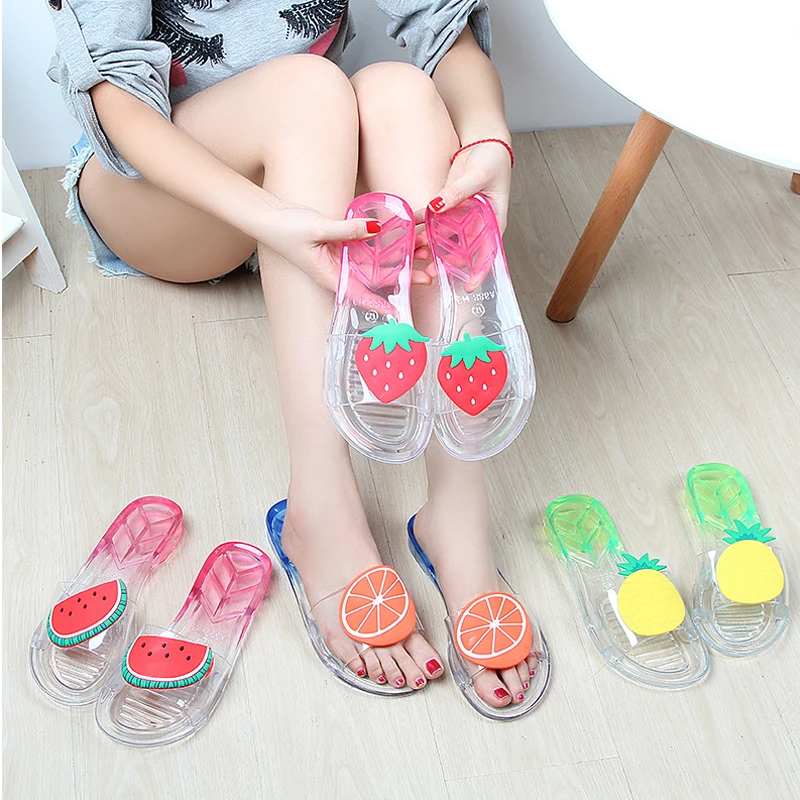 

Модные хрустальные слайды на одной лямке в гавайском стиле женская летняя модель в Корейском стиле для отдыха на открытом воздухе для пляжа