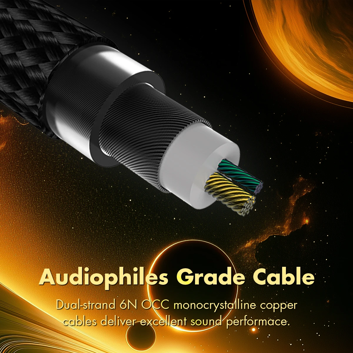 Фото Наушники ROSESELSA STAR CITY 5 PRO проводные, гибридные IEM-наушники 1DD+2BA, HiFi внутриканальные наушники со съемным кабелем для аудиофилов №5
