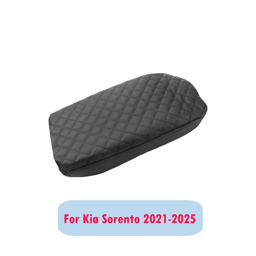 

Чехол на подлокотник из искусственной кожи для Kia Sorento 5/6/7 мест 2021-2025, подушка на подлокотник центральной консоли, защитная крышка для подлокотника консоли Sorento