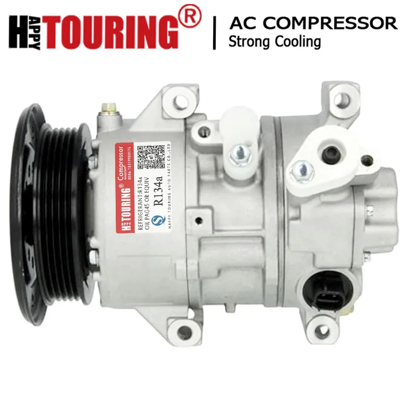 Фото Компрессор кондиционера 5SE12C для TOYOTA Wish AVENSIS 88310-05100 88310-05101 88310-05110 447220-9750 4472209750 447220-9752 447220-9243 №1