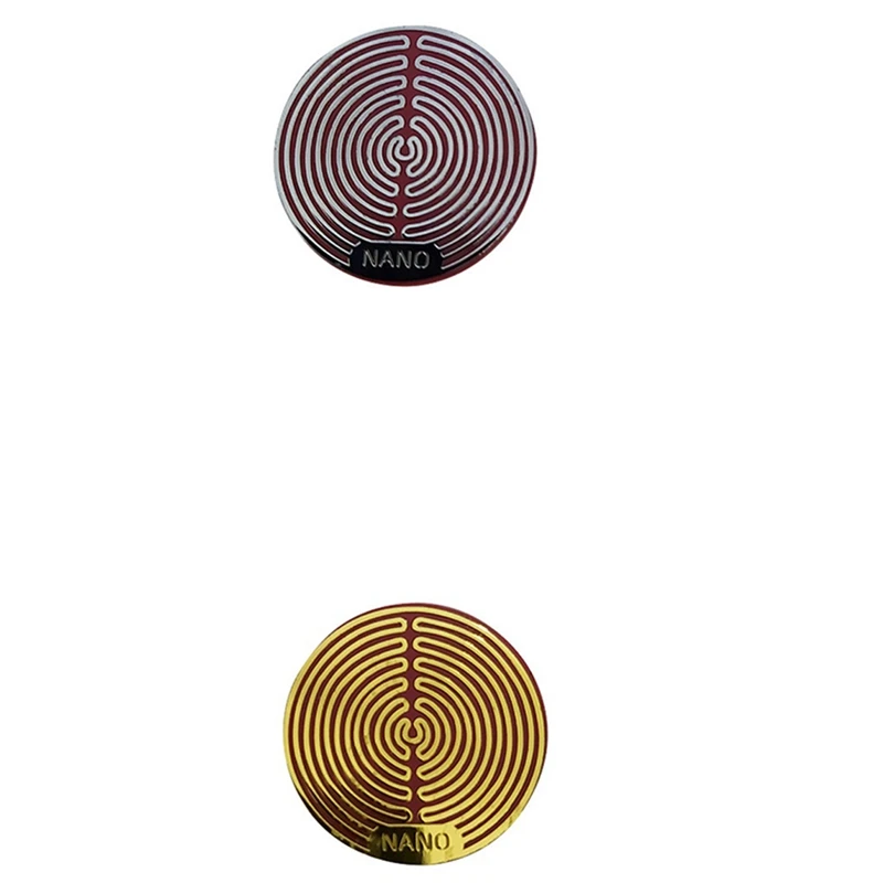 

AT41 6Pcs Round Quantum Anti Radiation Protection Mobile Phone 5G Wi-Fi EMF Sticker For Cellphone Laptops Tablets