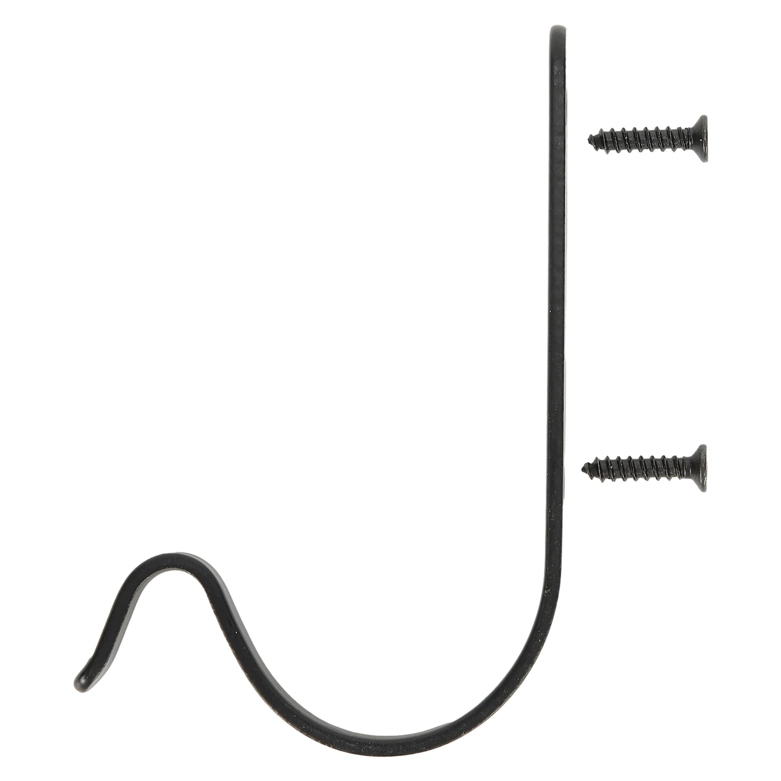 

Curved Hook Plant Bracket Garden Decoration 4PCS 70mmx42mmx9mm Black White Hanging Iron Material Metal Wall Pots