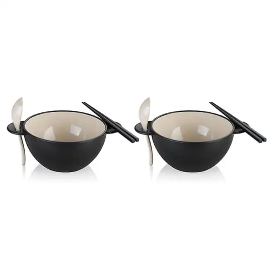 

Ramen Bowl 6-Piece Set, Made from Plant-Derived and Natural Materials