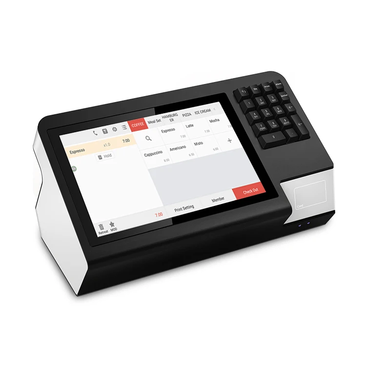 

Gmaii 10.1 Inch Restaurant Tablet All in One Pos Systems Mini Cash Register