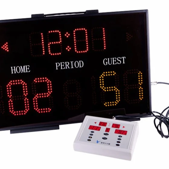 

OEM Single-sided Basketball Scoreboard Highlight LED digital wire control