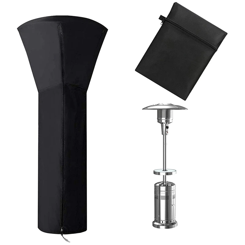 

NEW-Patio Heater Cover Standup Outdoor Heater Covers,210D Oxford Fabric Waterproof Heater Cover For Outdoor Heater,Dustproof