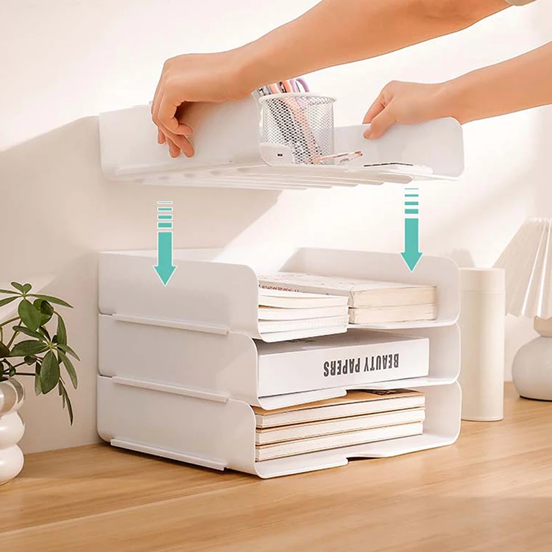 1 шт. канцелярские принадлежности настольный лоток для файлов прочная офисная