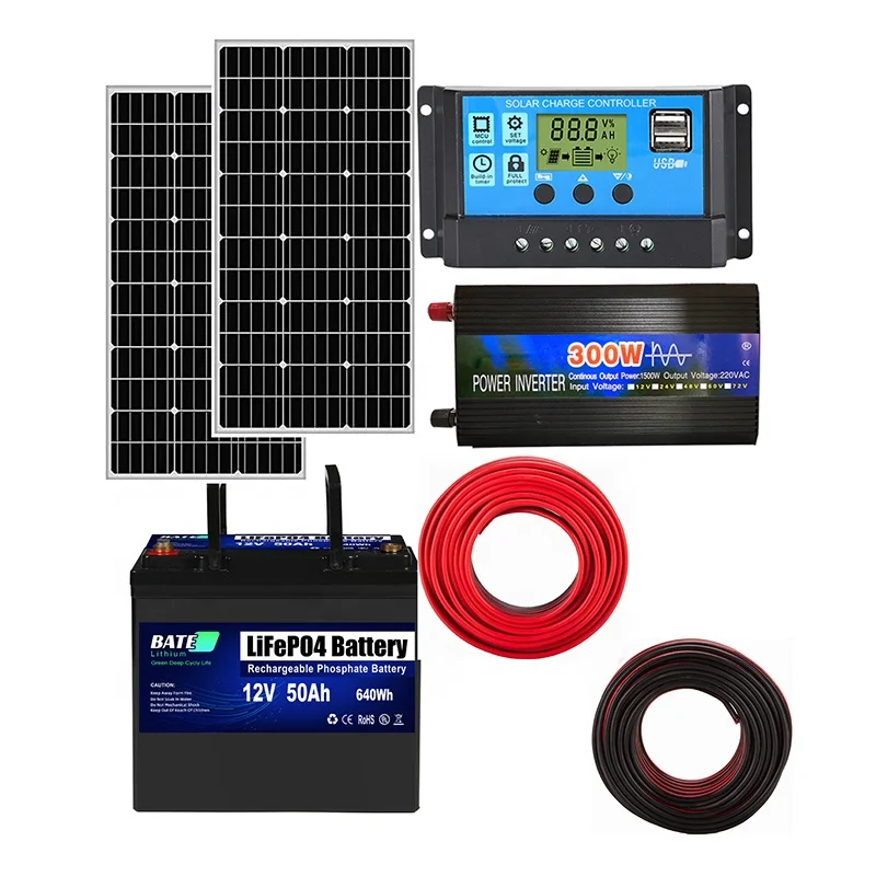 

complete solar system for home with solar energy inverter battery for solar power system pv solar panels