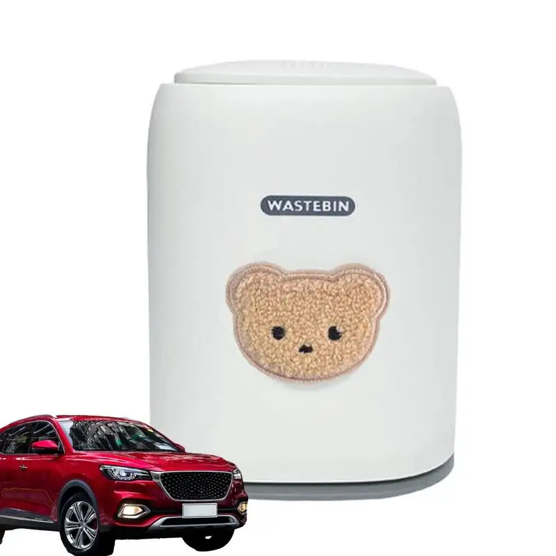 

Автомобильная мусорная корзина, автомобильная мусорная корзина с крышкой, органический органайзер для мусора, настольный контейнер для мусора для машины, кухонного стола