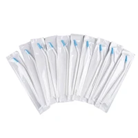 10pcs dental clinic disposable french long elbow tube elbow suction tube tips suctiontube dental oral consumables