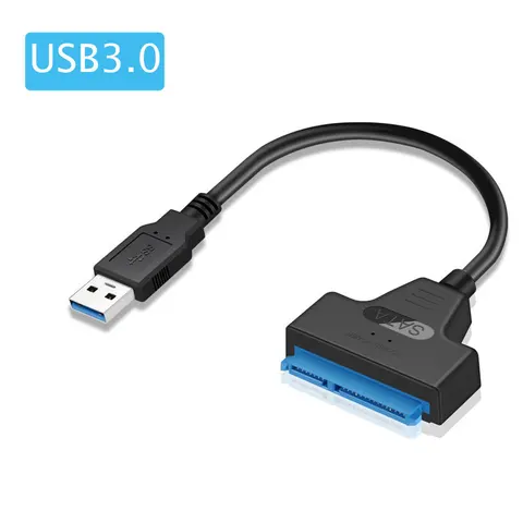 SATA к USB 3,0 2,0 кабель до 6 Гбит/с для 2,5 дюймового внешнего жесткого диска SSD жесткого диска SATA 3 22-контактный адаптер USB 3,0 к Sata III шнур
