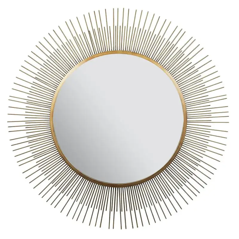 

Wall Accent Mirror, Gold, 36