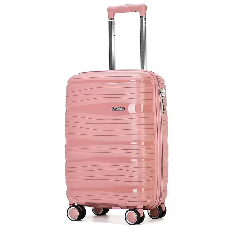 2022 Korean Version New Sturdy And Durable Suitcase, Large Capacity And Light 20 Inch Password Universal Wheel Trolley Case