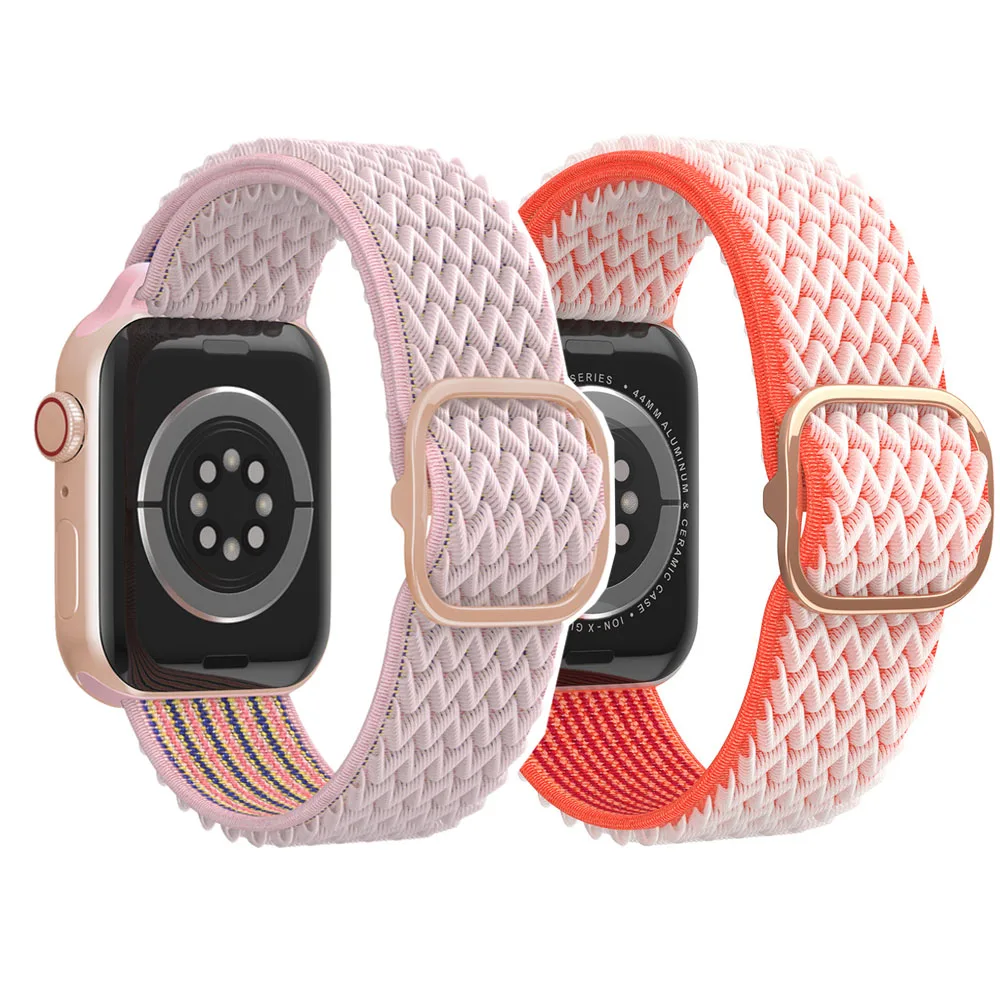 

Nylon Strap For Apple iWatch Woven Adjustable Band Samrt Watch Strap Band iWatch 1234567 38mm 44mm Strap Wristband