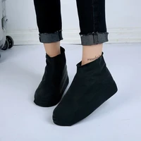 1 pair reusable latex waterproof rain shoes covers slip resistant rubber rain boot overshoes sml shoes accessories