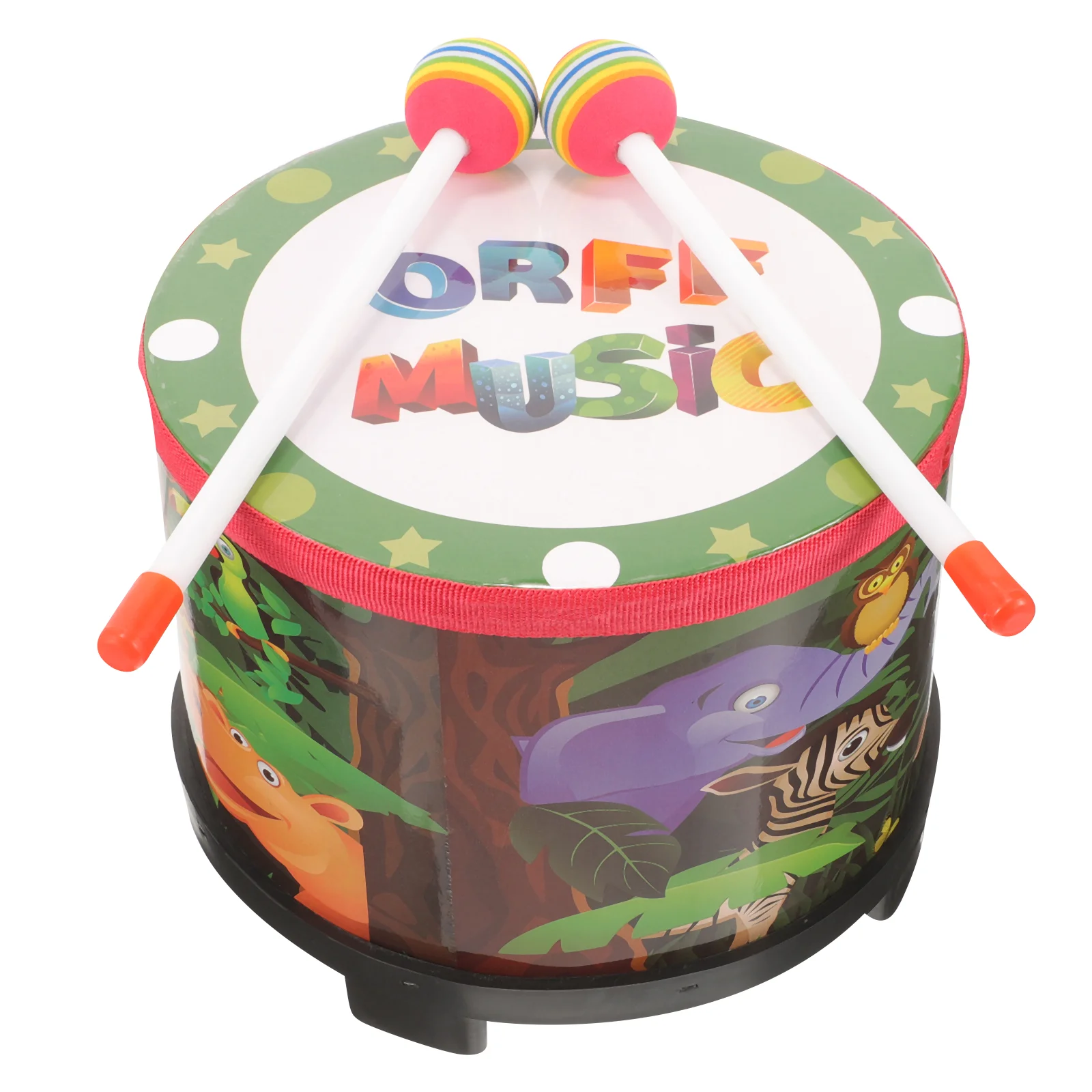 

1 Набор барабана, музыкальный инструмент, барабан, перкуссионный инструмент с палочками для детей