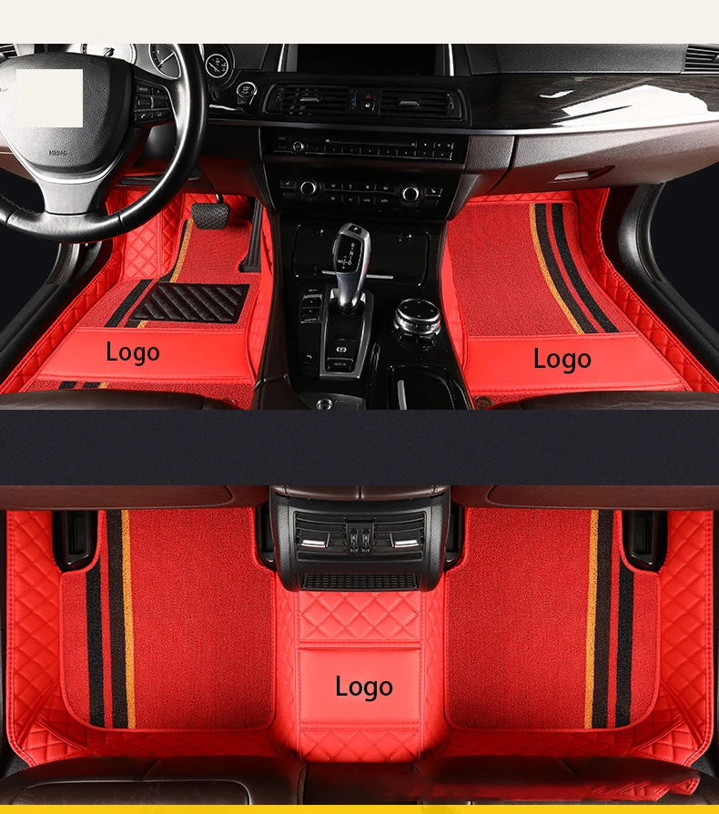 

Getsocio Custom Leather Car Floor Mats 100％ For Geely All Models Emgrand EC7 X7 FE1 Automobiles Styling Auto Accessories