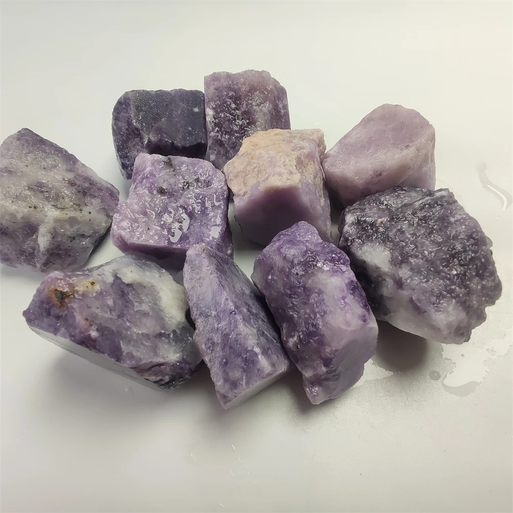 

Natural Purple Green Mica Raw Mineral Specimen Carving Material Decoration Purple Healing Crystal