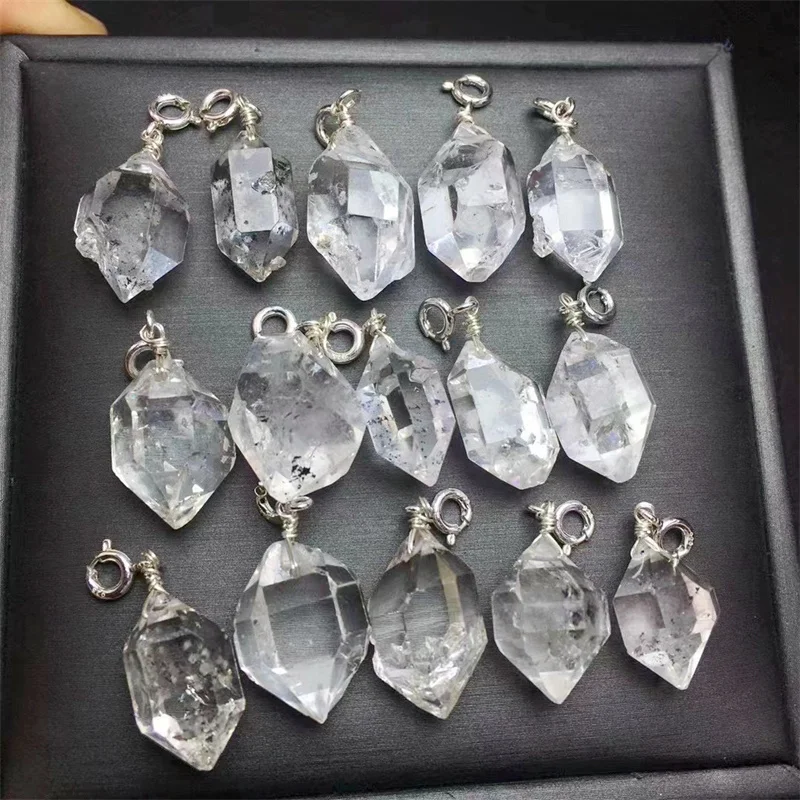 

Набор из 3 натуральных кристаллов Herkimer