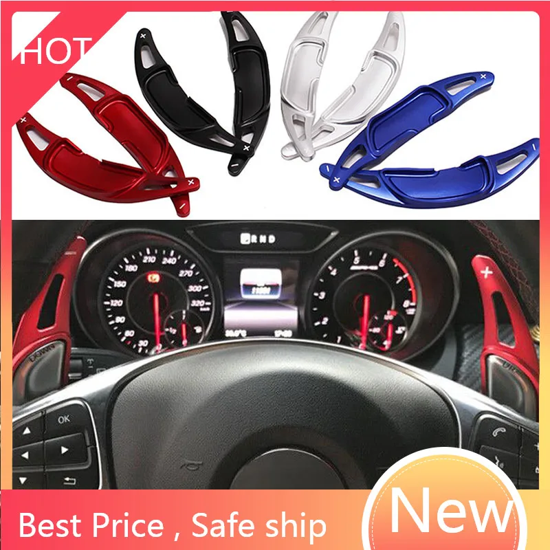 

For Mercedes Benz AMG A45 CLA45 C63 GLA45 GLS63 GLE63 G63 Aluminum Steering Wheel Shift Paddle Extension Shifters Replacement 2P