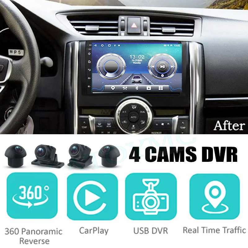For Mark X ZiO AA10 Car Audio Navigation Stereo Carplay DVR 360 Birdview Around 4G Android System For Mark X ZiO AA10 Car Audio Navigation Stereo Carplay DVR 360 Birdview Around 4G Android System