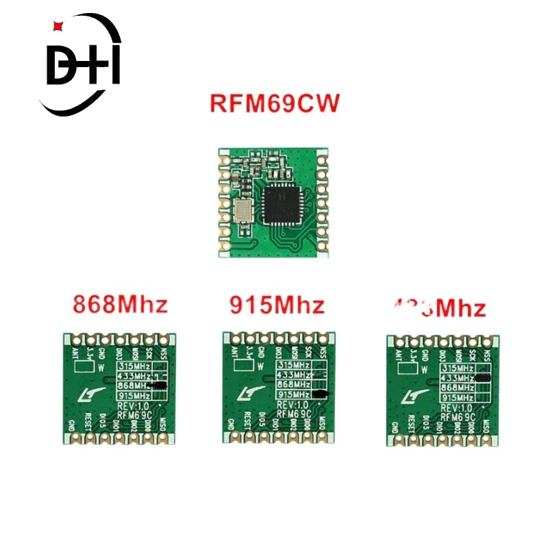 Модуль радиочастотного приемопередатчика diymore RFM69W RFM69CW RFM69HW 433 МГц 868 МГц, модуль беспроводного приемопередатчика HopeRF FSK, интерфейс SPI