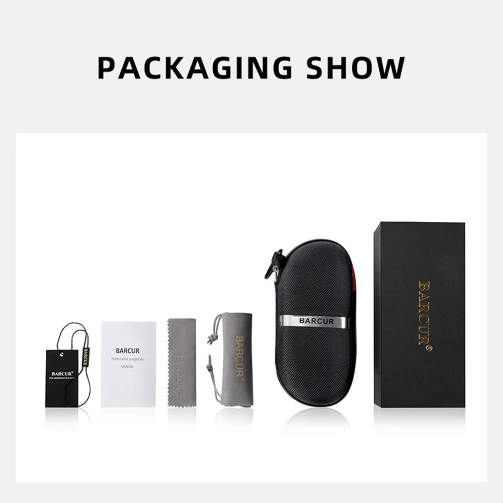 Модные дизайнерские женские солнцезащитные очки BARCUR поляризационные зеркальные