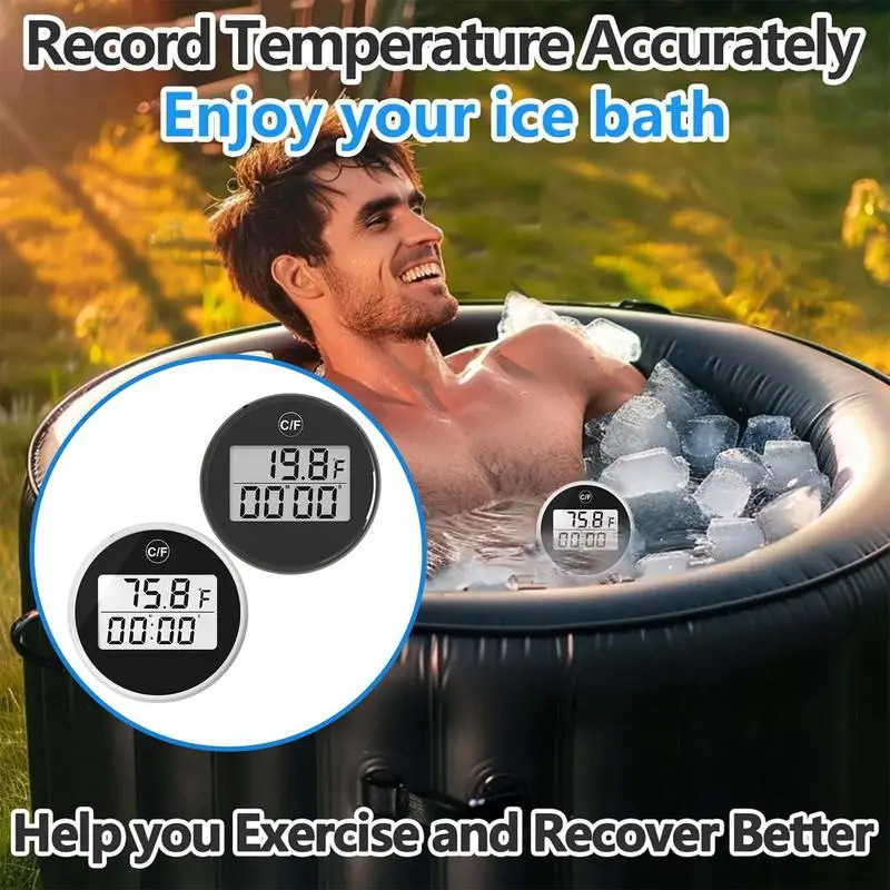 Термометр для водяной бани с таймером небольшой плавающий водонепроницаемый