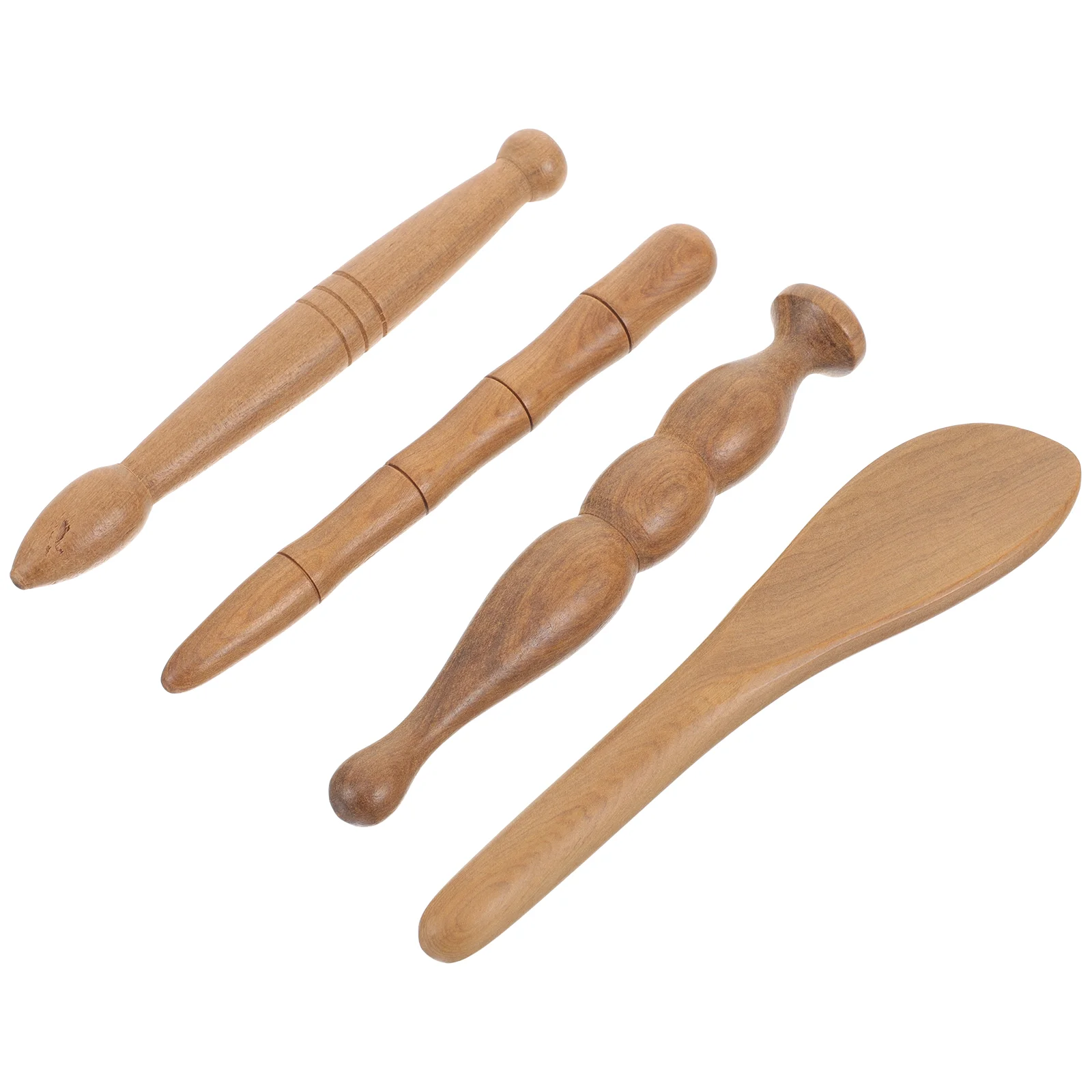 

4Pcs Manual Foot Acupoint Massagers Massage Bars Acupuncture Point Massage Tools