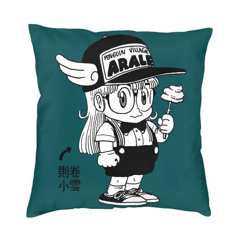 

Скандинавский Arale Norimaki Robot Anime вельветовый чехол для подушки Dr Slump Япония Манга Подушка Чехол