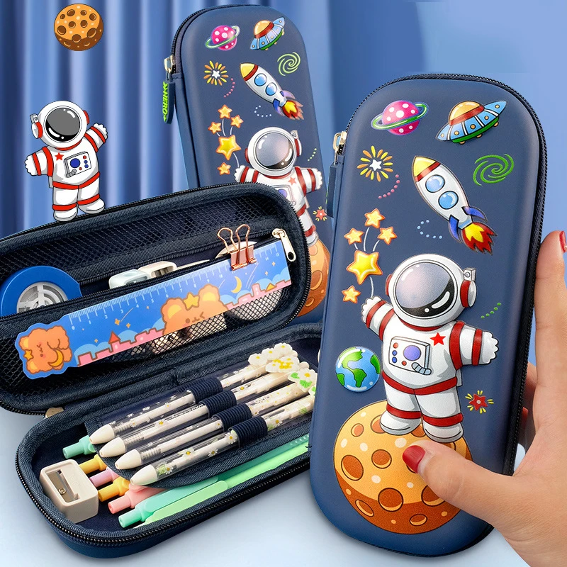 

Pencil Case Kawaii School Pencil Cases Stationery Estuche 3D Space Pen Case Box