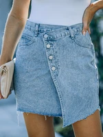 denim skirt outdoor sex skirt y2k clothes blue solid women summer casual high waist short jeans girls streetwear korean fashion