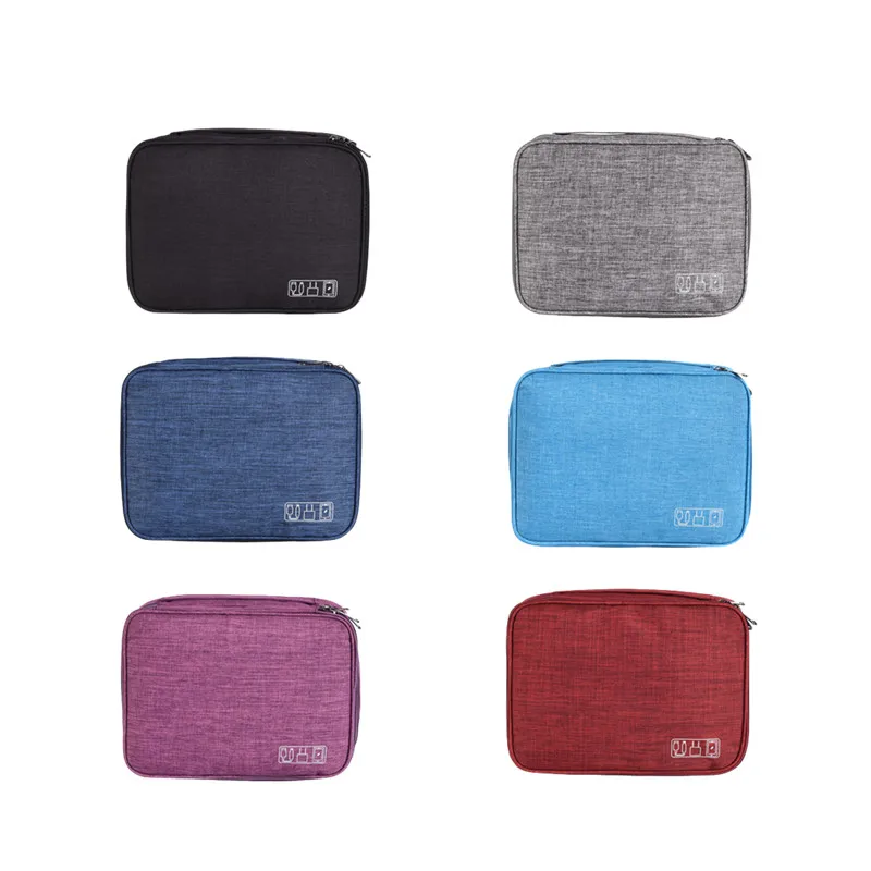 

Portable USB Gadget Data Line Storage Bags Travel Waterproof Organizer Bag Digital Electronic Organizer Cable Storage Organizers